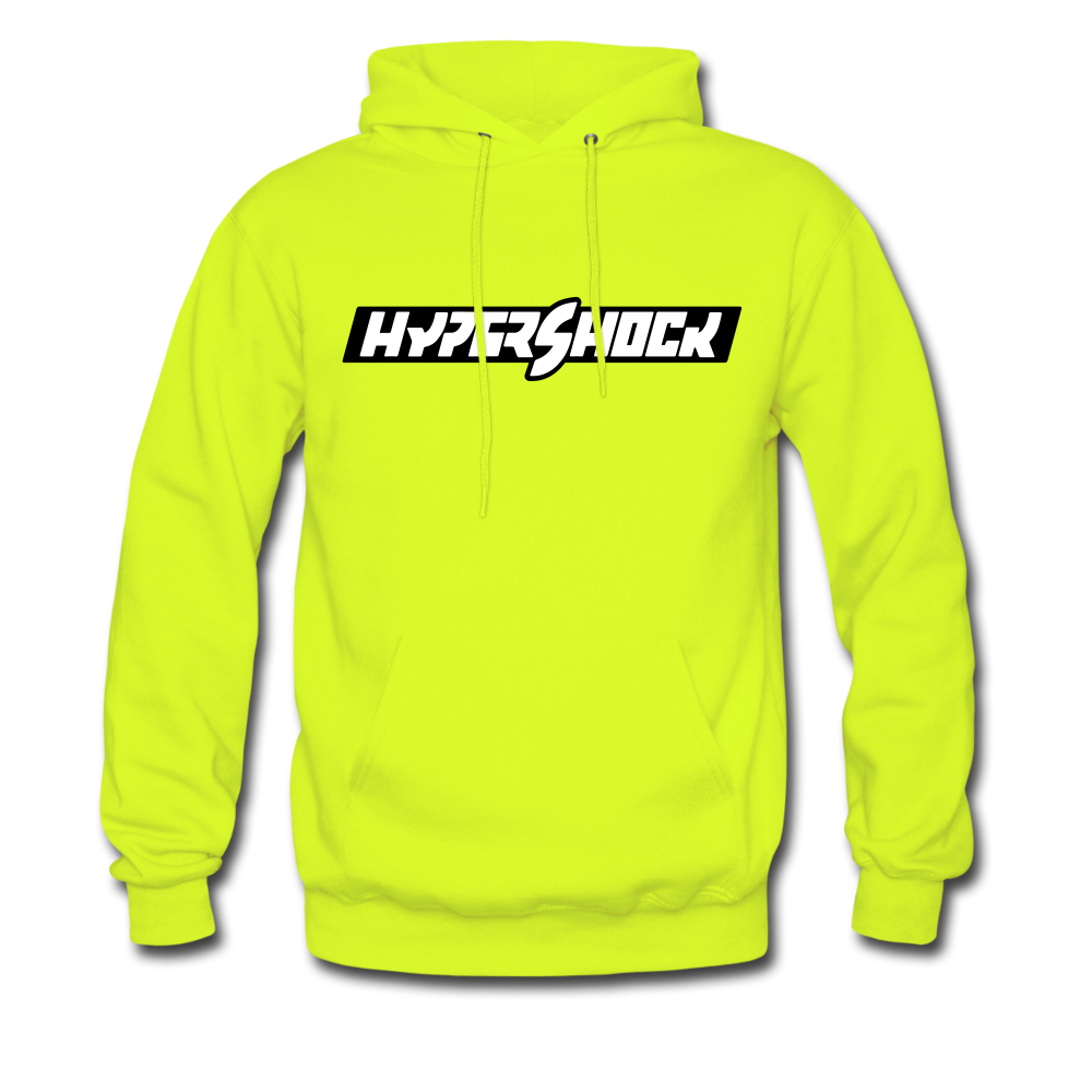 HyperShock Bar (Black) | Unisex Hoodie - safety green