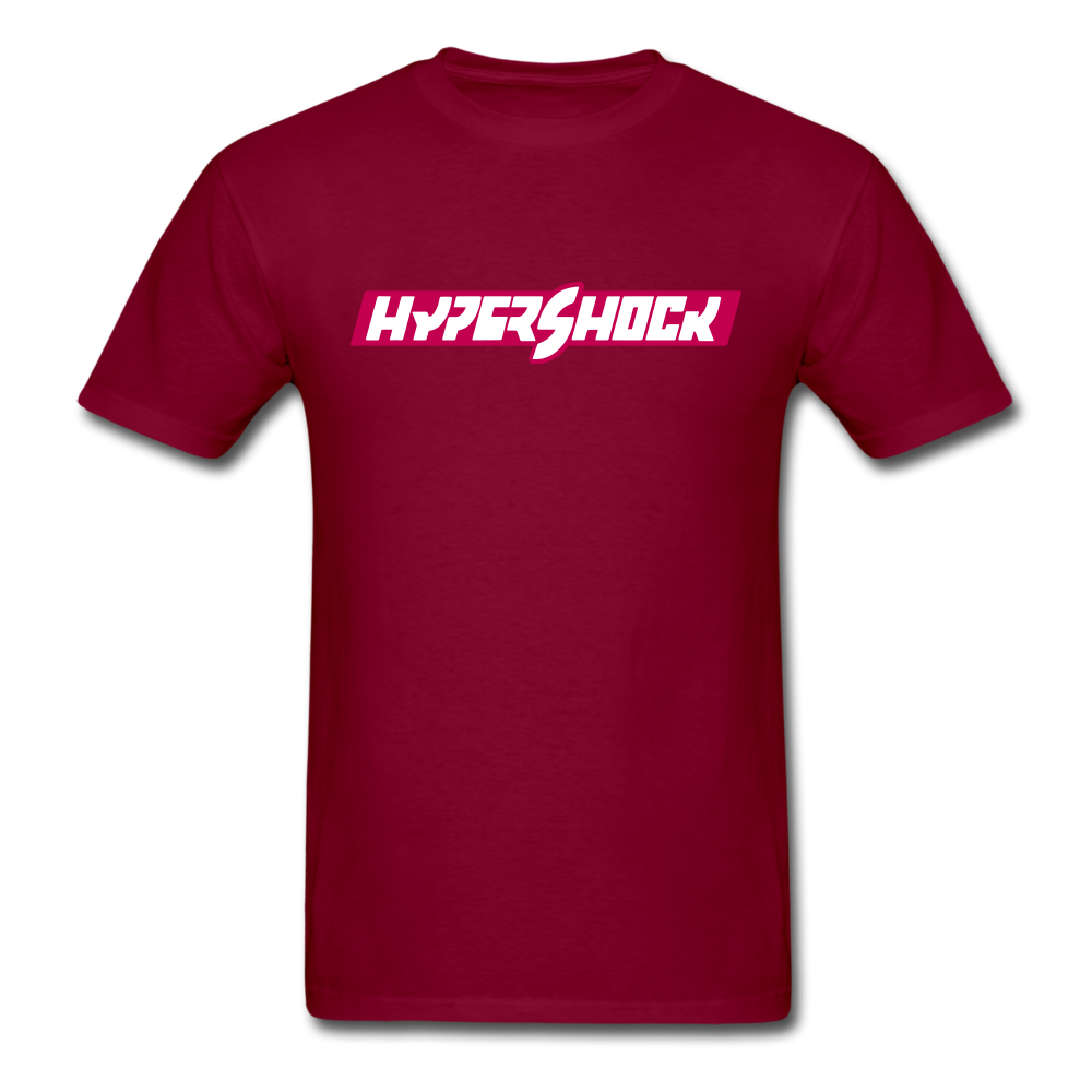 HyperShock Bar (Pink) | Unisex Tee - burgundy