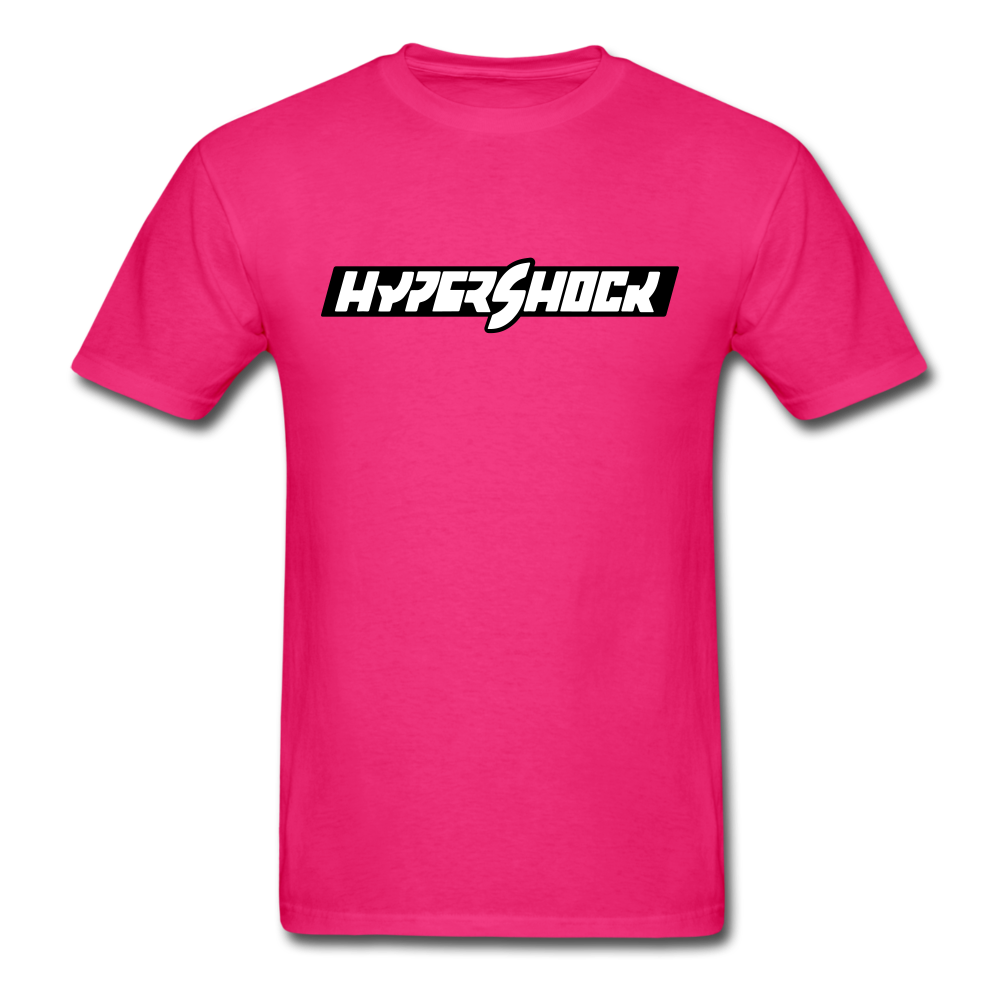 HyperShock Bar (Black) | Unisex Tee - fuchsia