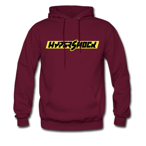 HyperShock Bar (Yellow) | Unisex Hoodie - burgundy