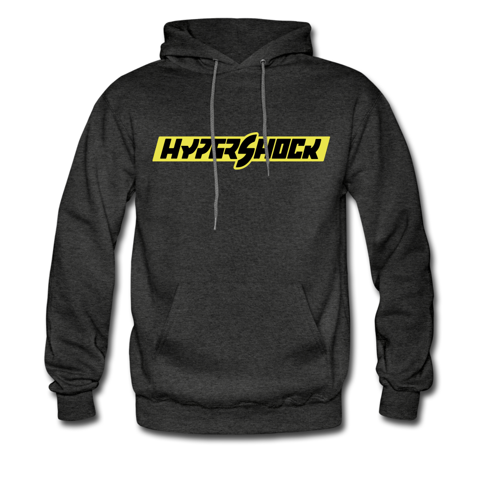 HyperShock Bar (Yellow) | Unisex Hoodie - charcoal grey
