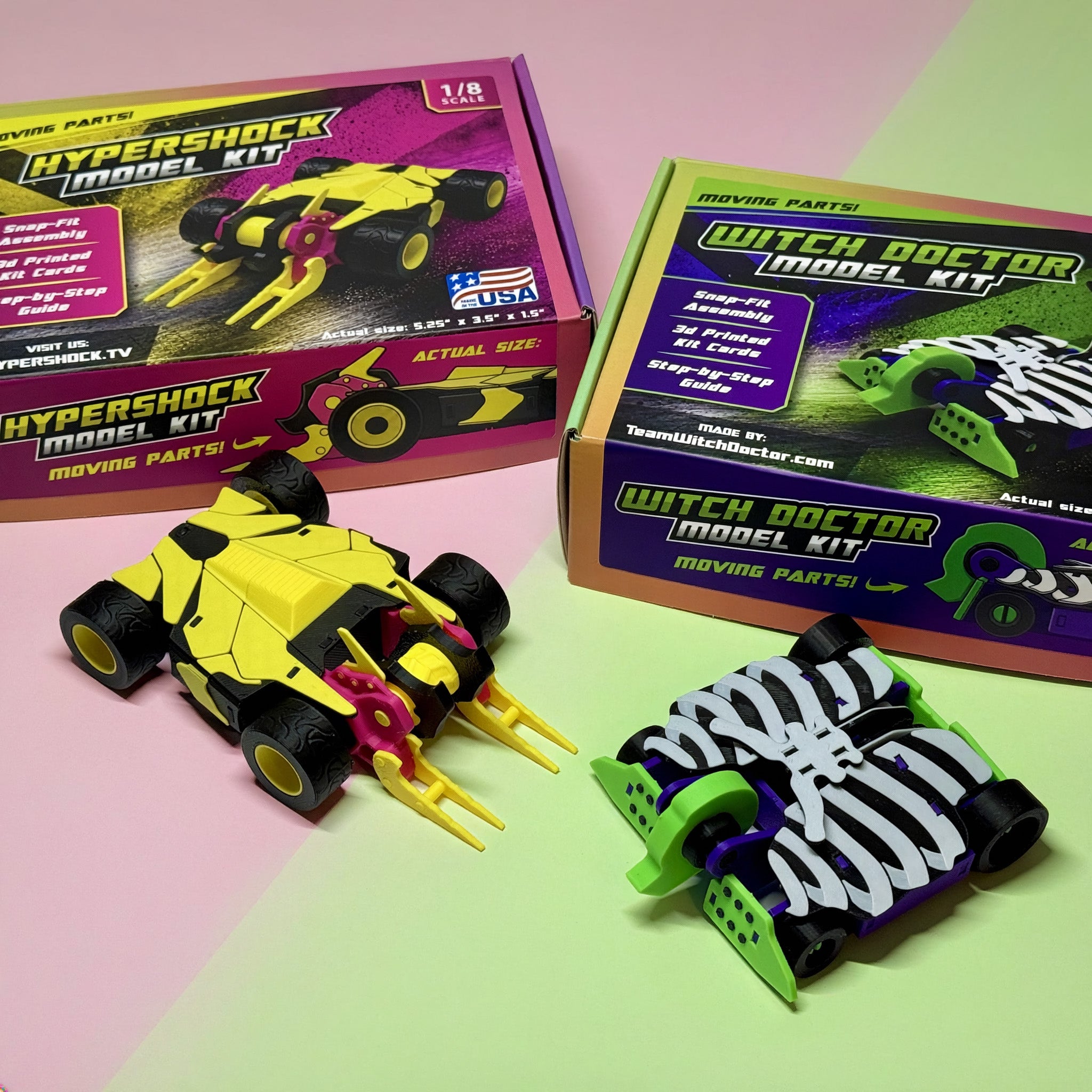 Model Kit Combo - HyperShock and Witch Doctor – Team HyperShock