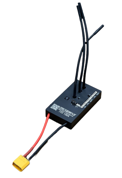 Flipsky HYPERDRIVE VESC ESC FOC BLDC CONTROLLER 75100 75V 100A 75VDC 75 VDC DC 100 Amps Volts Voltage Motor Controller Robots Robotics BattleBots Fighting Combat Brushless Vedder VESC Project