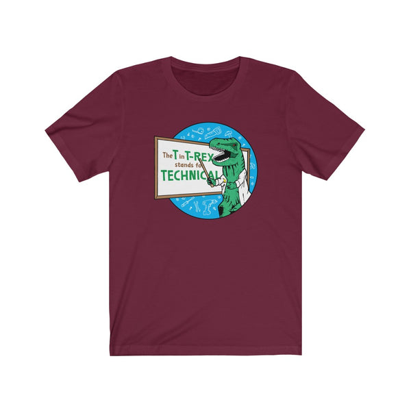 Whiteboard T-Rex - Adult Unisex Tee