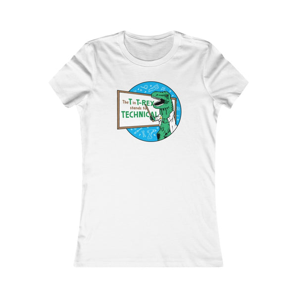 Whiteboard T-Rex - Adult Women's Tee
