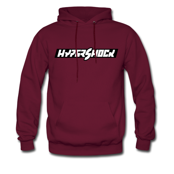 HyperShock Bar (Black) | Unisex Hoodie - burgundy