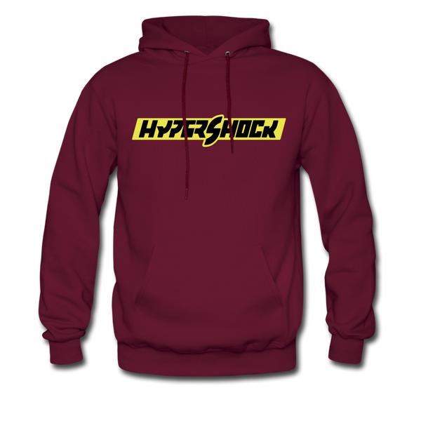 HyperShock Bar (Yellow) | Unisex Hoodie - burgundy