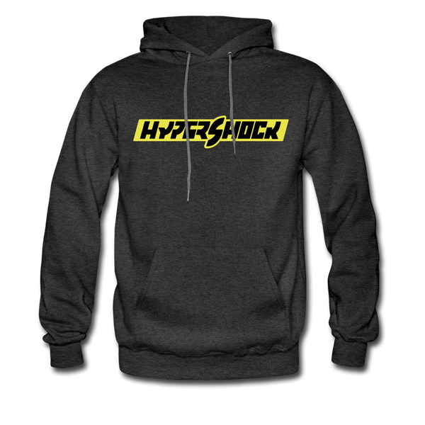 HyperShock Bar (Yellow) | Unisex Hoodie - charcoal grey